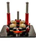 Universal Router Lift Mast-R-Lift II with built-in locking system for above-table bit changes, stainless hardware visible.