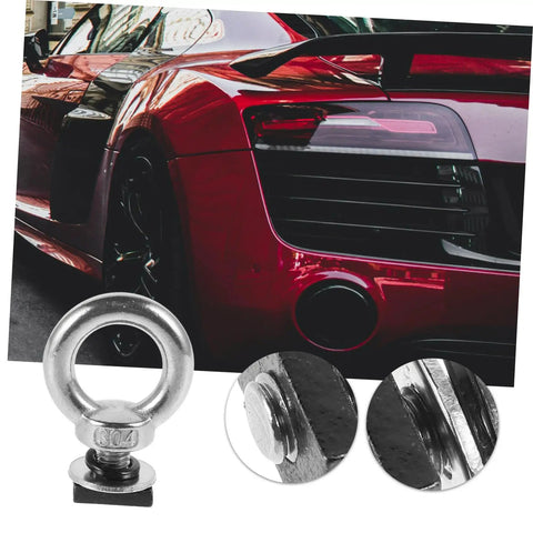 Heavy Duty High Strength T Type Hanging Ring Screw For Roof Rack Accessories Quick Release Bolt For Luggage Racks And Roof Platforms Mounting Hardware Eye Bolt With Nut Rope Anchor stainless eye bolt on red sports car roof rack