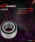Front Wheel Bearing Hub Assembly For Ford C Max 2013 2018, Ford Escape 2013 2019, Ford Focus 2012 2018, Transit Connect 2014 2018, Lincoln MKC 2015 2019 With ABS Replacement, outer diameter 3.2283 in