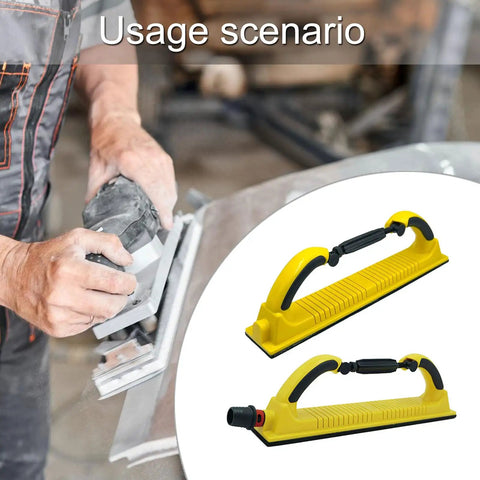 Heavy Duty Flexible Hand Sanding Board For Car Waxing And Surfaces Grinding With Large Space To Hold Sandpaper Sheets used for surface smoothing.