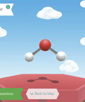 Water molecule diagram in Magnetic Molecular Modeling Kit For Hands On Chemistry Learn Atoms Molecules And Bonding With 216 Fun Activities.