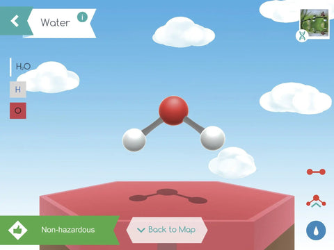 Water molecule diagram in Magnetic Molecular Modeling Kit For Hands On Chemistry Learn Atoms Molecules And Bonding With 216 Fun Activities.