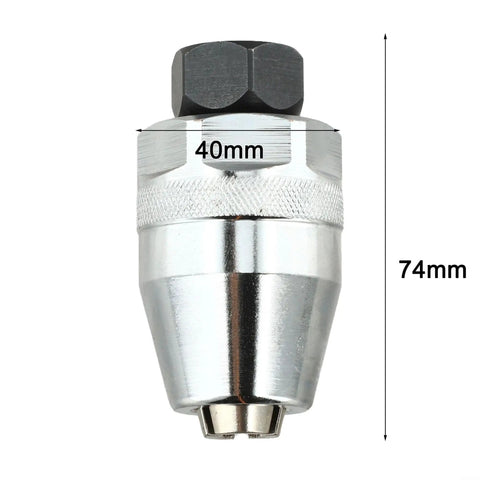 Front view of Stud Remover And Extractor Tool For Broken Bolts And Screws, Adjustable 6 To 13 Mm, 3/8 Inch Drive, Heavy Duty