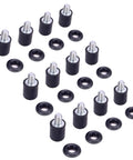 M3 Flight Controller Anti-Vibration Standoffs With Fixed Screws And Soft Mounting Hardware Rubber Washer Rings For Drones