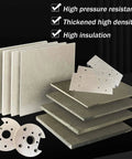 Mica Sheet For Electrical Insulation And High Heat Resistance, 4mm Thick, 300x300 mm boards, various sizes, withstand 1000°C