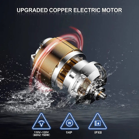 Upgraded copper motor of Sump Pump Submersible Beast 3500 GPH 750W Portable Transfer Electric Utility Water Pump With Auto Float