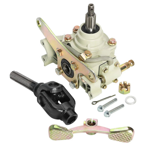 Beefed Up Heavy Duty Reverse Gearbox And Forward Converter For Atv Utv Drift Trike And Go Kart 150cc To 300cc Vertical Engines with shaft drive components.