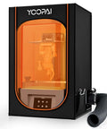 Resin 3D Printer Enclosure With Built In Ventilation Filter Odor Control Carbon Filter for hassle-free resin printing, front view