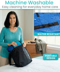 Vive Light Transfer Sling For Showering And Home Care, portable machine washable sling with water-resistant features.