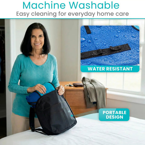 Vive Light Transfer Sling For Showering And Home Care, portable machine washable sling with water-resistant features.