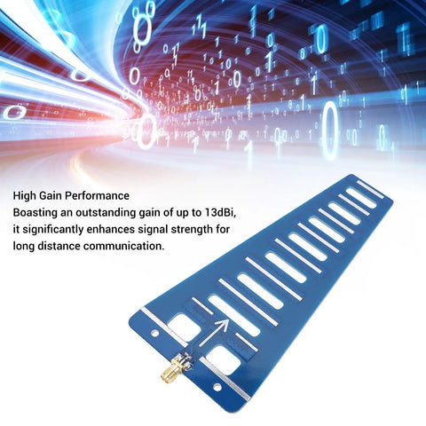 High Gain 2.4 GHz Directional WiFi Antenna With Beefy 13 dBi for Long Range Drone Remote Control Systems, digital data background