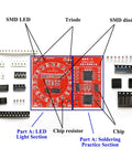 Four Pack Soldering Practice Kit For SMD And SMT Electronics All In One DIY Soldering Training Board Realistic Project 5V Board