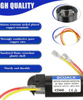 Air Conditioner Hard Start Kit 8333A9021 Replacement Capacitor with wires, highlighting features like copper terminals and insulation.
