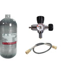 4500 Psi 2.5L Carbon Fiber Scuba Tank With Regulator Fill Station, composite cylinder, not DOT certified, for air rifles and snorkeling