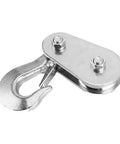 UTV Plow Pulley Kit With Winch Pulley And Hook For Plow 2 Ton Snatch Block Wire Rope Lifting Pulley With Hook For UTV ATV Quad Bike Motocross Snow Plow Accessory, metal hook