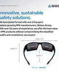 Dorado Safety Glasses With Dual Lenses ANSI Z87 Plus Blue Light Blocking UV Protection And Anti Scratch Coating Blue Revo Lenses
