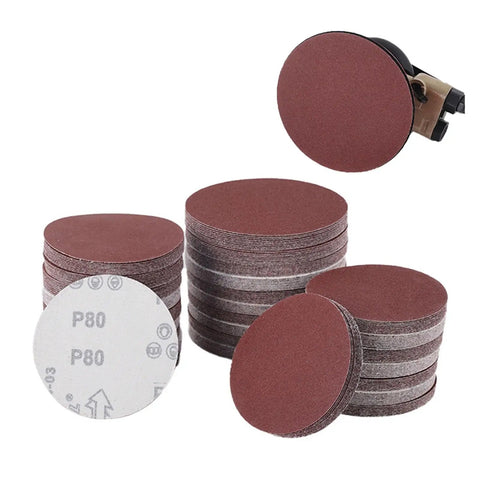 Grab This Rad 10 Pack Of Assorted Sanding Discs For A Sweet Smooth Finish On Wood Or Metal With Hook And Loop Backing That Grabs Hard To Keep It All Secure While You Work Up A Storm, 5 inch, assorted grits.