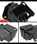 Set Of Two Front Left And Right Engine Motor Mounts Kit Fits Chevy Blazer S10 Gmc Jimmy Sonoma Four Point Three Liter V6 side view and top detail