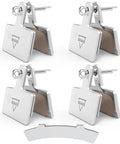 Ceramic Bike Brake Pads Set For Disc Brakes With Broad Compatibility For Shimano Deore Tektro And TRP Models, front view