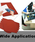 Red 15x15 Inch Silicone Heat Press Pad 0.3 Inch Thick For Heat Transfer Machine with iron and heat press in use