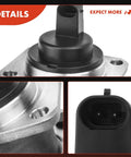 Close-up of Rear Wheel Hub and Bearing Assembly ABS Single Unit 5-Lug Compatible: Chevrolet Malibu, Cadillac DTS, with details