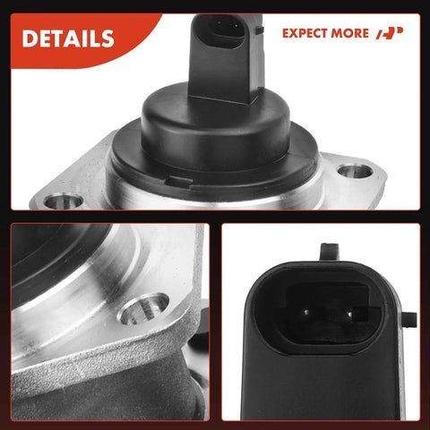 Close-up of Wheel Hub Bearing Assembly 2-Pack with ABS Sensor, 5-lug rear fit for Chevrolet Malibu, Cadillac DTS, Buick LeSabre