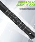 Forged Adze Pick And Mattock With 36 Inch Fiberglass Handle, features handle core reducing shock, vibrations, and slippage.