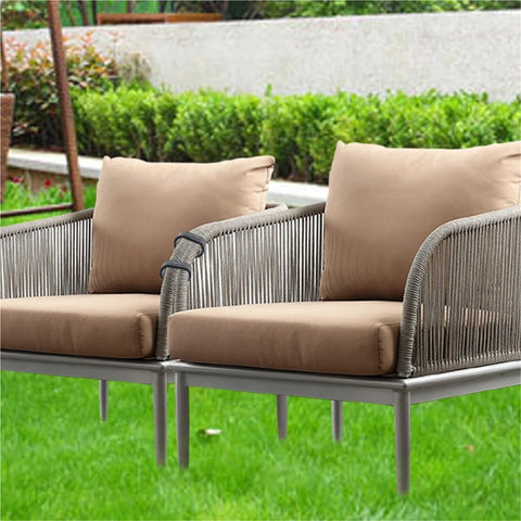 Outdoor wicker chairs joined with 24Pcs Rattan Furniture Clamps For Patio Wicker Chairs And Sectional Sofas No Hassle Install Fasteners