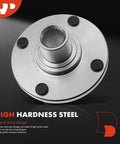 Front Wheel Bearing And Hub Kit For Ford Focus 2000 2011 4 Lug Direct Fit Replacement, steel flange, high load capacity