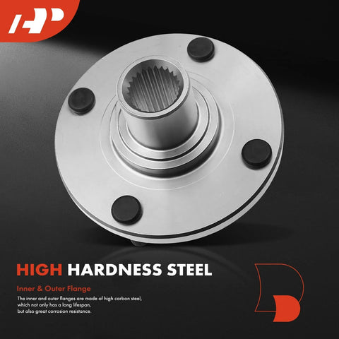Front Wheel Bearing And Hub Kit For Ford Focus 2000 2011 4 Lug Direct Fit Replacement, steel flange, high load capacity