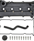 Valve Cover Kit With Gaskets And Oil Filler Cap For 2002-2006 Nissan Altima Sentra 2.5L Replaces 13264-3Z001 13264 3Z001 264-982 Includes Spark Plug Tube Seals PCV Valve And Bolts Built Tough OEM Quality Leak Free Easy Install