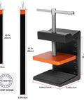 Beefed Up Ladder Fall Protection Anchor with aluminum bracket and safety straps. Includes 1.58x2.37 inch rubber grid base for stability.