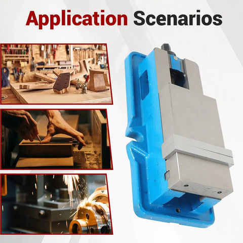 Beefy 3 Inch Precision Milling Vise Without Base For Milling Shaping And Drilling Machines in use applications