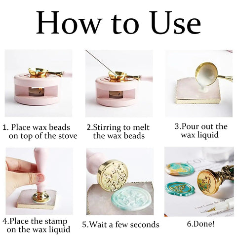Hella Durable Brass Wax Seal Stamp, Totally Custom Engraved With Your Name Or Logo, Sweet Finishing Touch For Weddings Invites Diy Crafts Gift Wrapping And Stationery Boss Quality