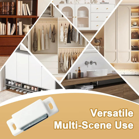 12 Pieces Cabinet Door Magnets Catch Magnetic Door Catch for easy closure in various kitchen and bathroom setups