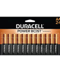 Heavy Duty Copper Top Aa Batteries 24 Pack 12 Year Storage Guarantee For Gamers Remotes Baby Monitors Cameras Flashlights Clocks Daily Gear, packaged for easy use.