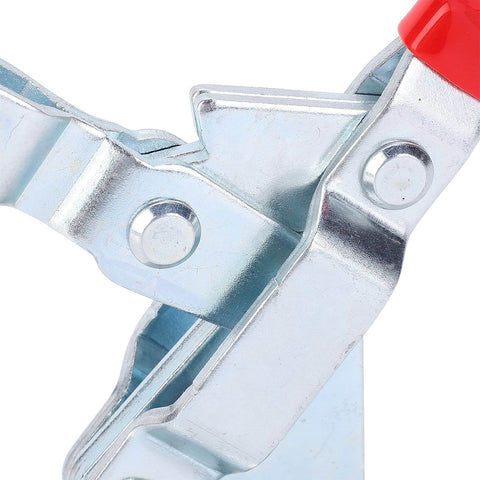 Close-up of Heavy Duty Long Reach Toggle Latch Clamp For Woodworking Jigs And Fixtures, Quick Release Vertical Toggle Clamp