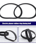 Two Pack HTD201 3M Rubber Planer Drive Belt featuring 67 teeth, closed loop design, heavy duty for SKIL 1500 Series electric planers.