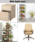 Wide application of Sturdy Brass Casters Set For Moving Trunks Boxes Workbenches And Cabinets With Silent Swivel Wheels for furniture
