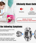 Washing Machine Hub Kit For Top Loaders With TB123A Spanner Wrench Fit For Whirlpool Maytag And Kenmore OEM Style Hub Replacement No Fuss Easy Install And Precise Fit. stainless steel washer hub parts shown with top-load washer use