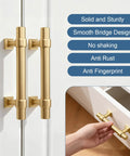 10 Pack 3 Inch Cabinet Pulls In Champagne Gold For Kitchen Cabinets Cupboards Bathrooms Dressers And Furniture Modern Gold Drawer Handles Durable Cabinet Hardware Set To Update And Coordinate Decor
