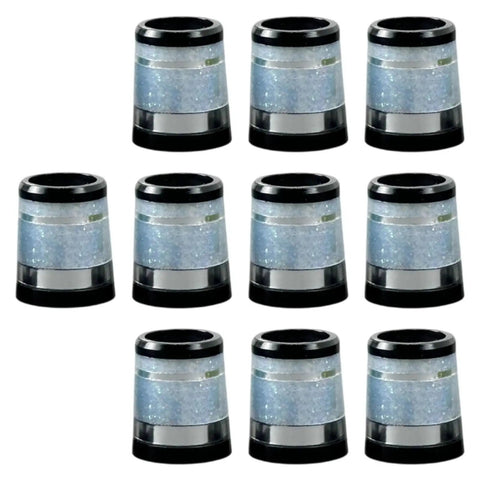 10 Pack Golf Iron Ferrule Adapters End Caps For 0.37 Inch Shaft Easy Trimming And Assembly Light Blue Sleeve Accessory