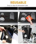 Gas Stove Top Burner Covers And Mats Set For Range Cooktops Nonstick Reusable Oven Liners Protectors in dishwasher and on stove