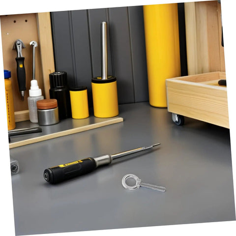 Stainless Steel Extended Eye Bolt M10x60 With Ring Hardware Kit For Heavy Duty Lifting And Outdoor Use Includes Flat Washer, Spring Washer, And Nut Reliable Corrosion Resistant Ring Eye Screw installed with screwdriver