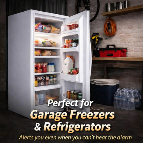 WiFi Door Alarm For Freezer And Refrigerator With Text Alerts And App Notifications When Door Is Left Open No Hub