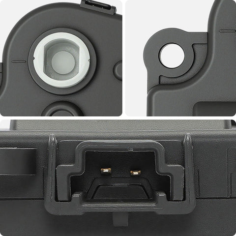 Close-up of HVAC Blend Door Actuator Replacement For Chevy Malibu 2004 To 2008 Impala 2004 To 2011 Corvette 2006 To 2013 Buick LaCrosse Allure 2005 To 2009 Temperature Control Air Inlet Door Quality Tested showing connection points and gear interface.