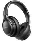 Over Ear Bluetooth Headphones with Badass 65 Hour Battery Hifi Stereo Sound That Knocks Your Socks Off, side view showcasing plush cushions.