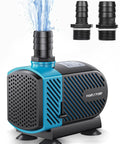 Dope 800 GPH Submersible Aquarium Pump With 45W Motor, ultra quiet water fountain pump for fish tanks, shown with accessories