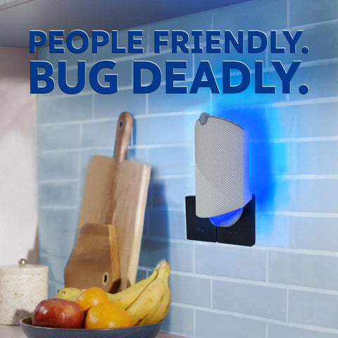 16 Pack Refill Cartridges Compatible With M364 Max Plug In Flying Insect Trap Slay The Swarm Odorless Glue Boards For Pesky Flies Gnats And Mosquitoes Mess Free Replacement Units Gotta Try This Bad Boy Out in a modern kitchen setting.