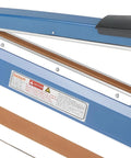 16 Inch Manual Heat Sealer With 8 Adjustable Heat Levels For Plastic Bags Shrink Wrap Bag Sealer ABS Portable Poly Bag Sealing Machine With Extra Replacement Kit Blue